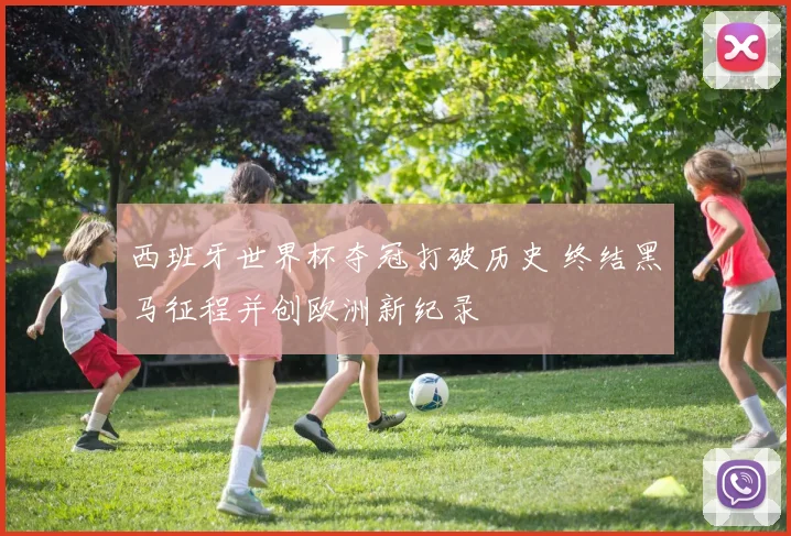 西班牙世界杯夺冠打破历史 终结黑马征程并创欧洲新纪录