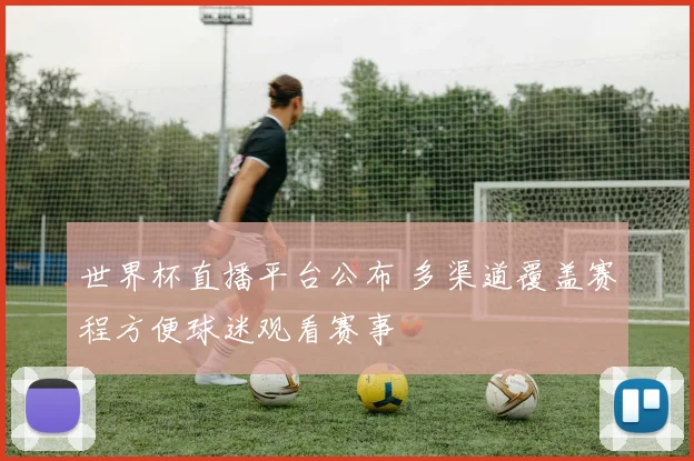 世界杯直播平台公布 多渠道覆盖赛程方便球迷观看赛事